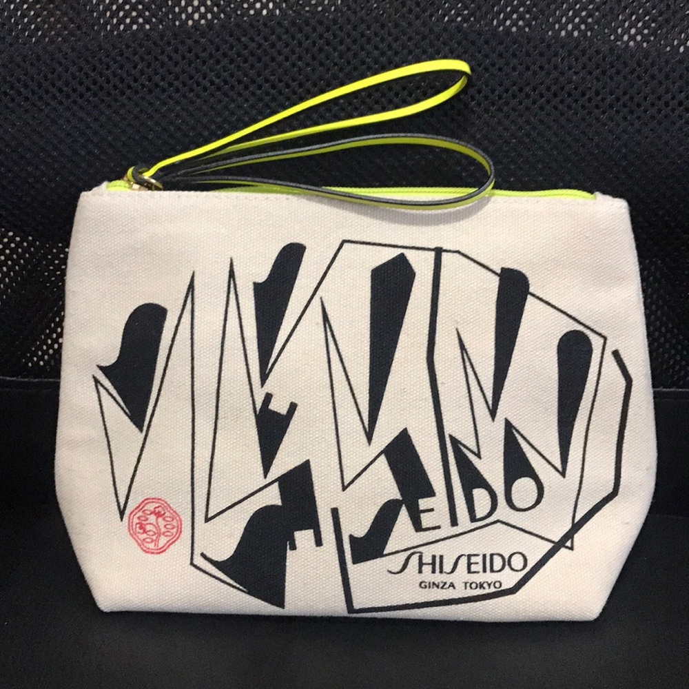 Shiseido cosmetic bag